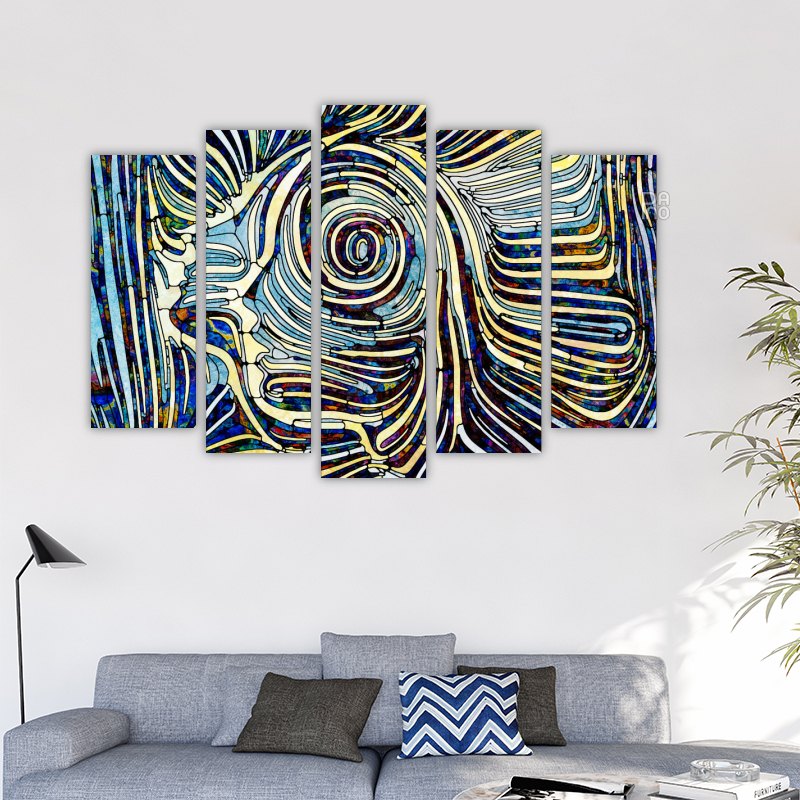 Abstract faces
