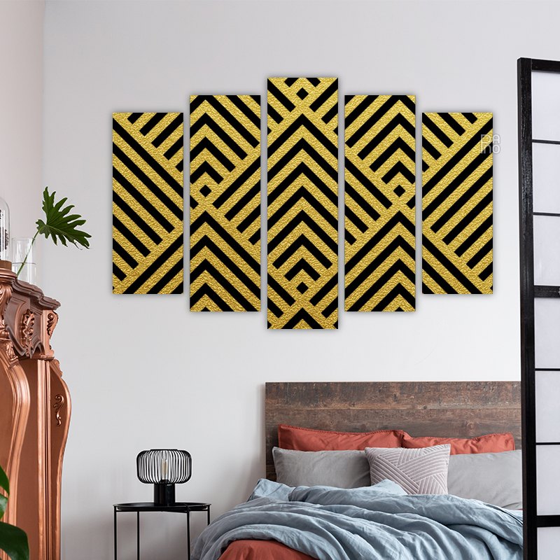 Geometric golden pattern