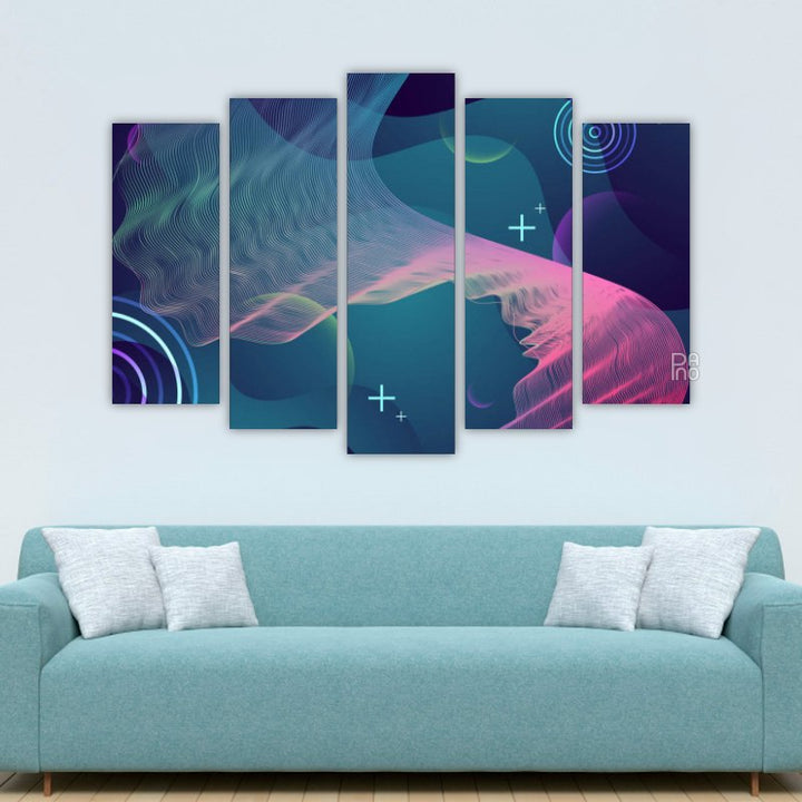 Colorful geometric design