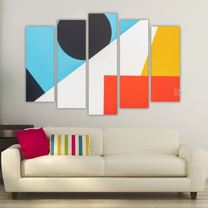 Colorful abstract geometric background