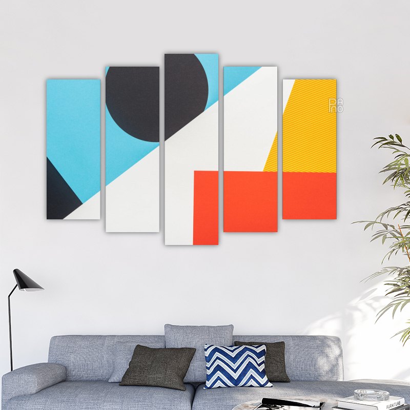 Colorful abstract geometric background