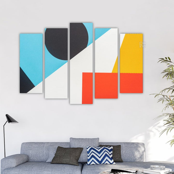 Colorful abstract geometric background