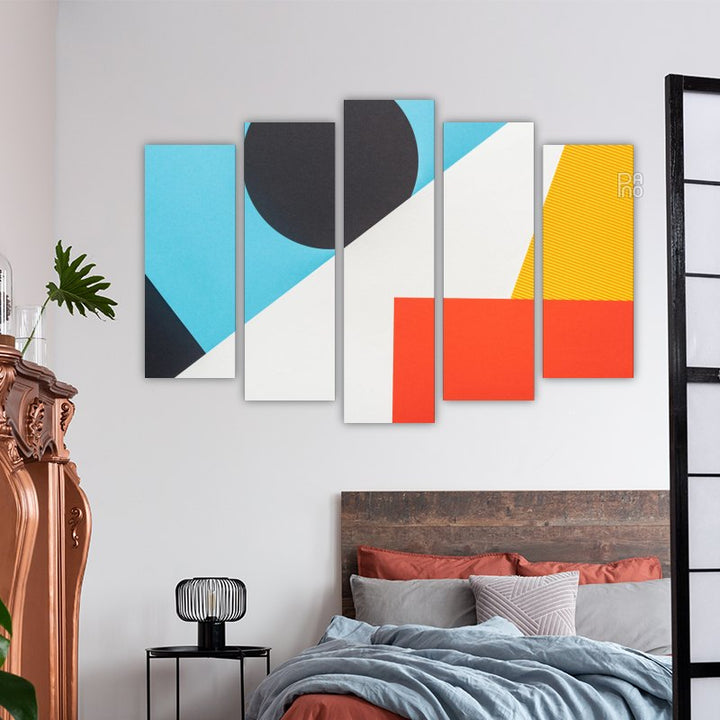 Colorful abstract geometric background