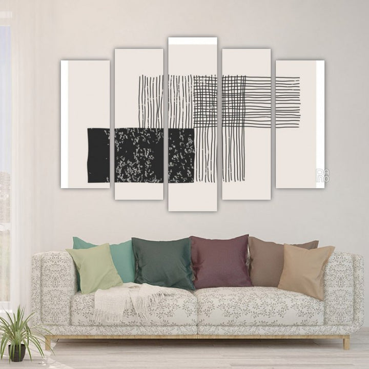 Fashionable abstract composition