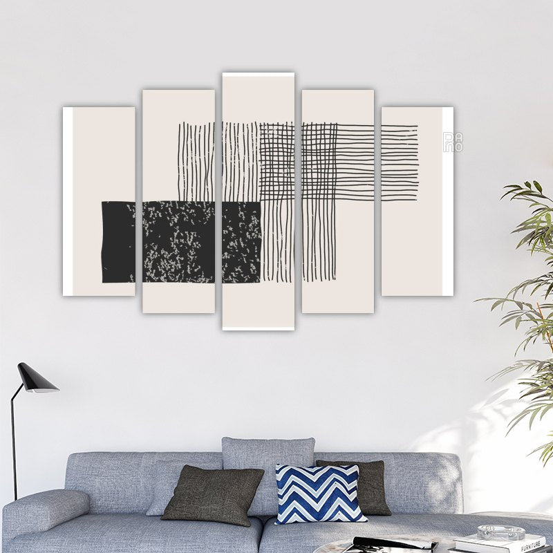 Fashionable abstract composition