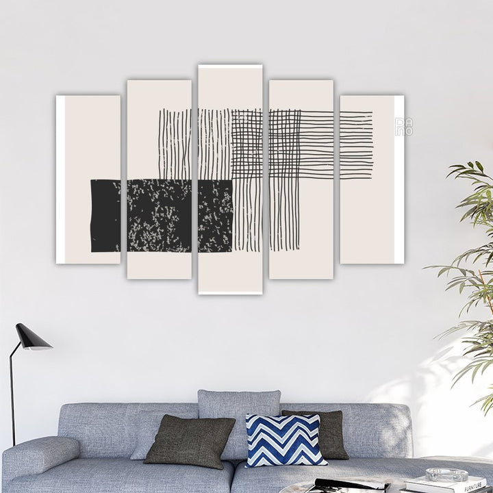 Fashionable abstract composition