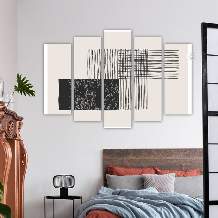 Fashionable abstract composition