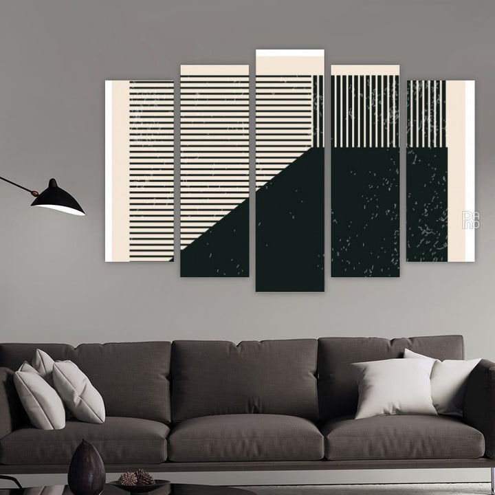 Abstract geometric composition