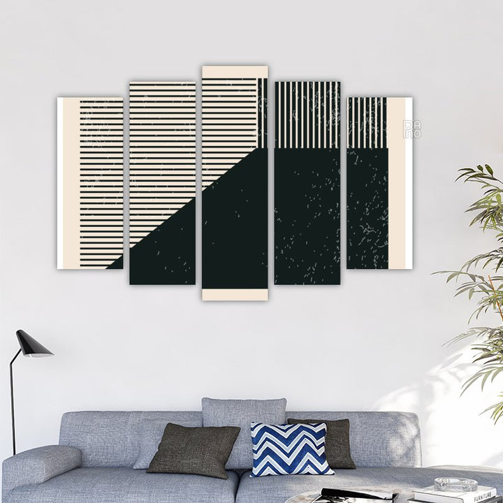 Abstract geometric composition