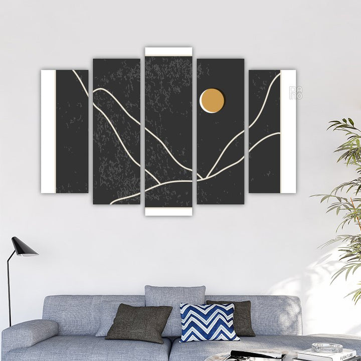 Abstract contemporary collage