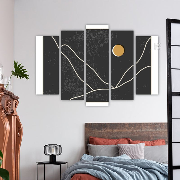Abstract contemporary collage