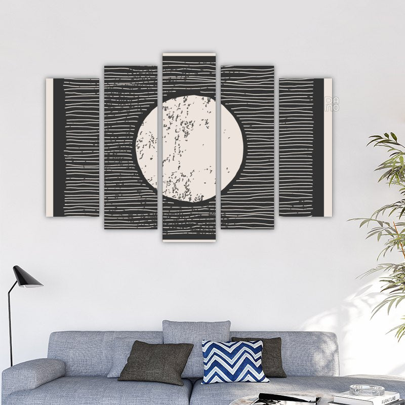 Abstract moon