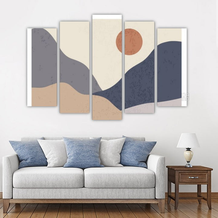 Contemporary abstract landscape