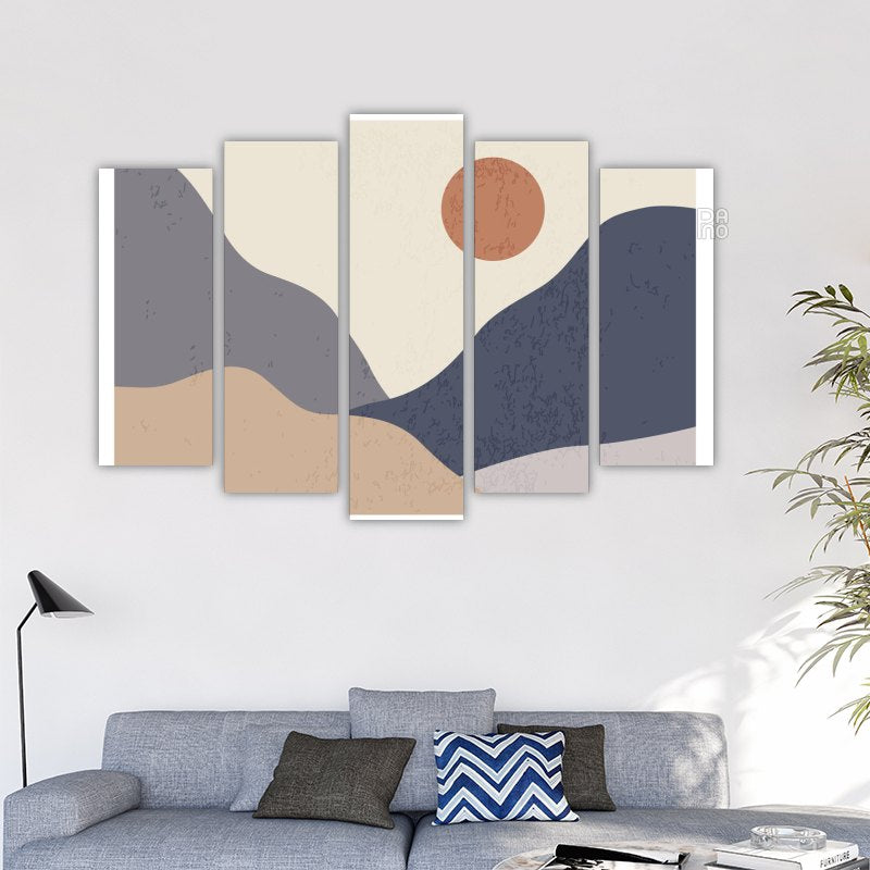 Contemporary abstract landscape