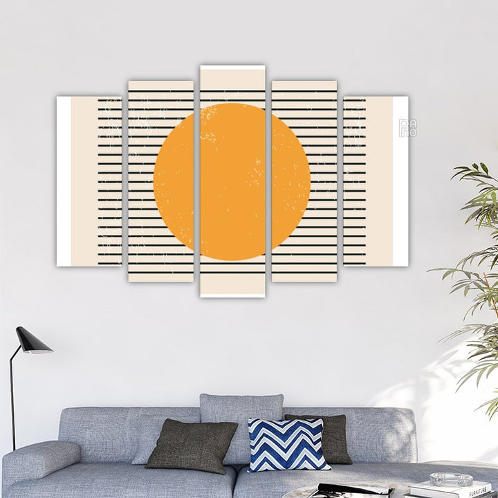 Abstract sun