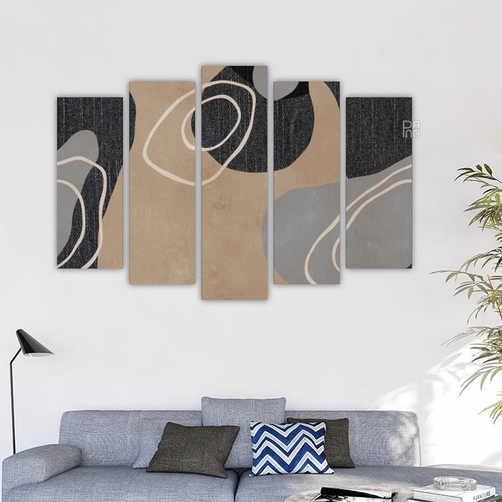 Abstract rounded shapes