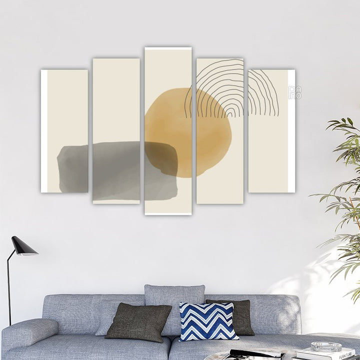 Abstract sun design