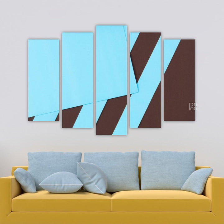 Abstract Blue Lines