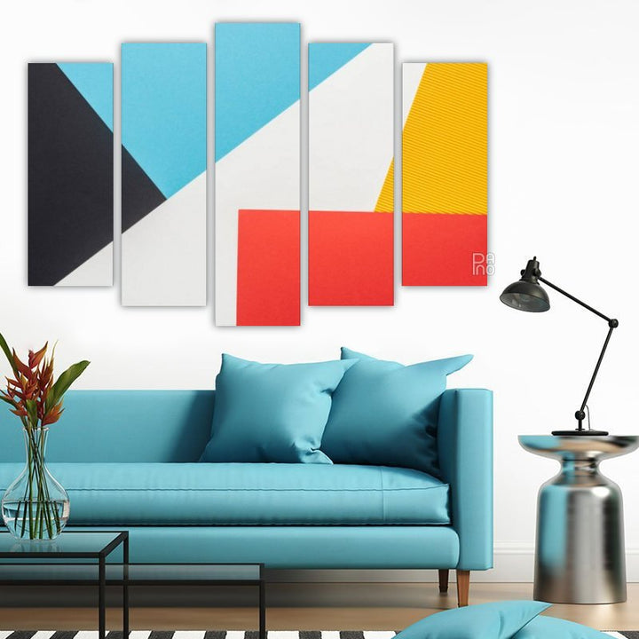 Colorful abstract geometric background