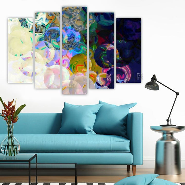 Abstract Colorful Bubbles