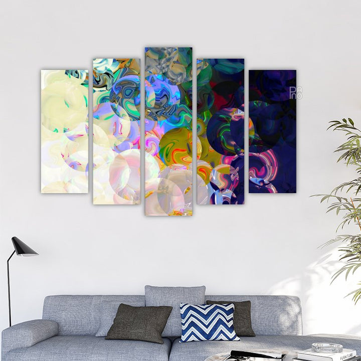Abstract Colorful Bubbles