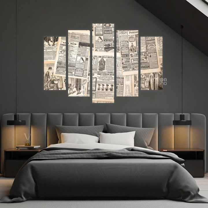Antique newspapers