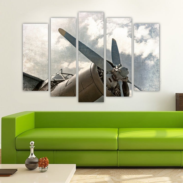 Retro airplane