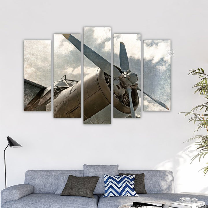 Retro airplane