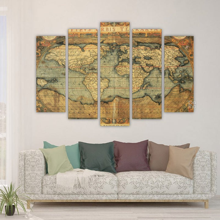 Antique world map