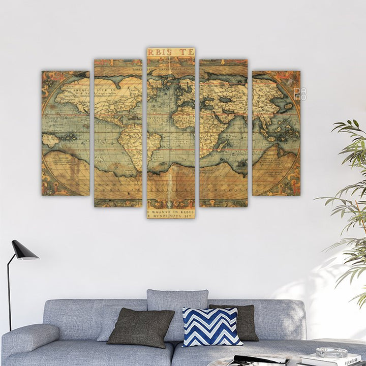Antique world map