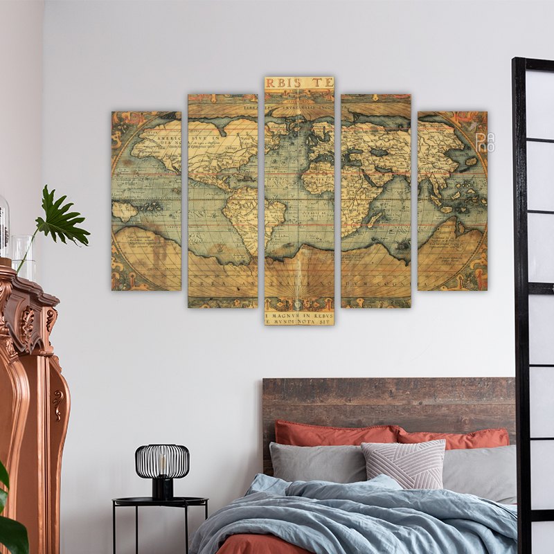 Antique world map