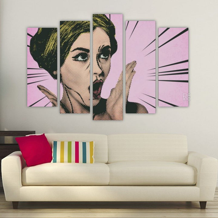 Pop art comic