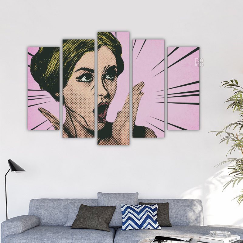 Pop art comic