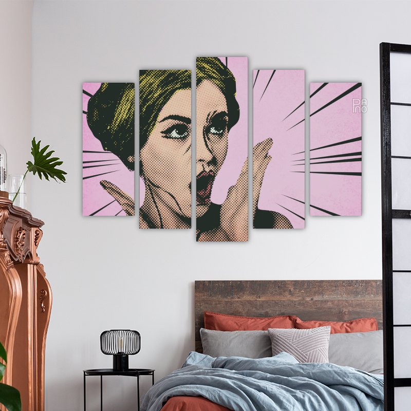 Pop art comic