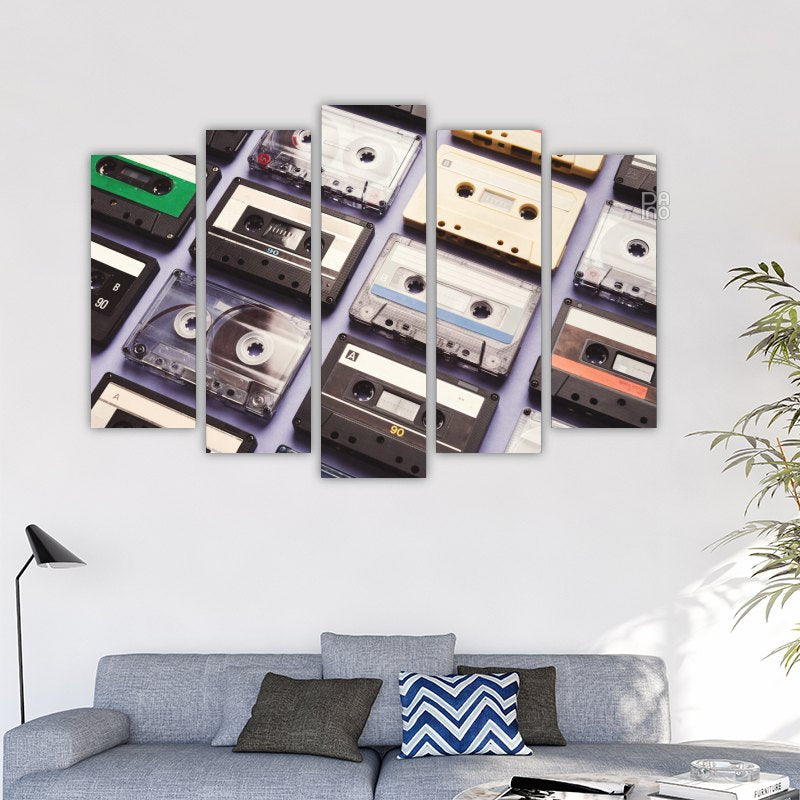 Vintage audio cassettes