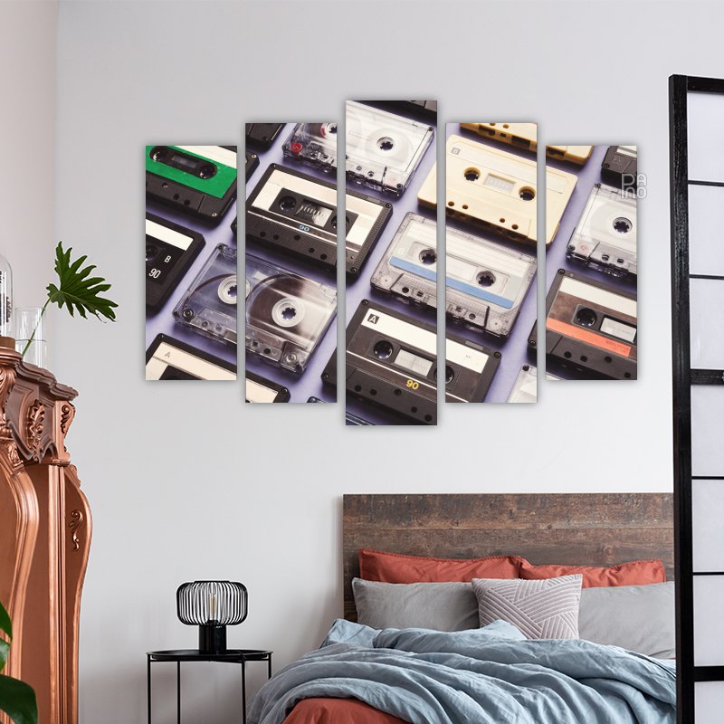 Vintage audio cassettes