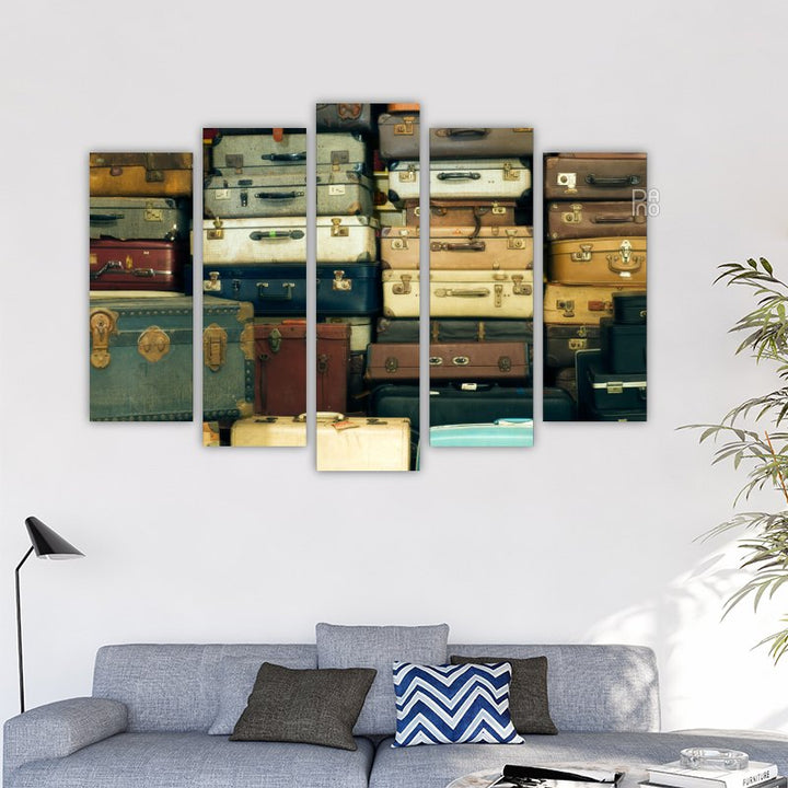 Retro suitcases