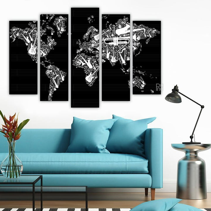 World Map of Musical Instruments