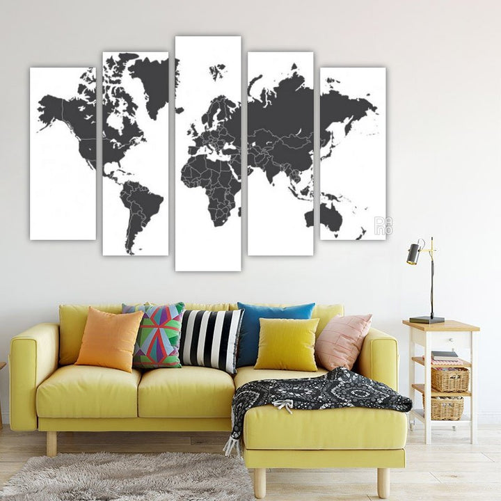 Illustration einer Weltkarte