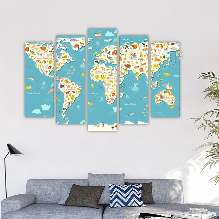 Animal World Map