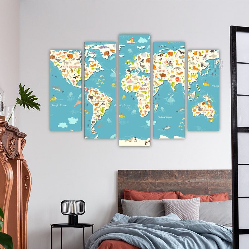 Animal World Map
