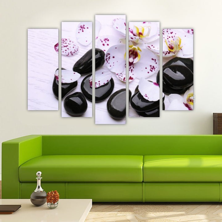 Orchids and Zen Stones