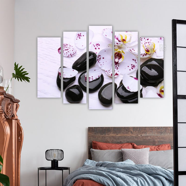 Orchids and Zen Stones