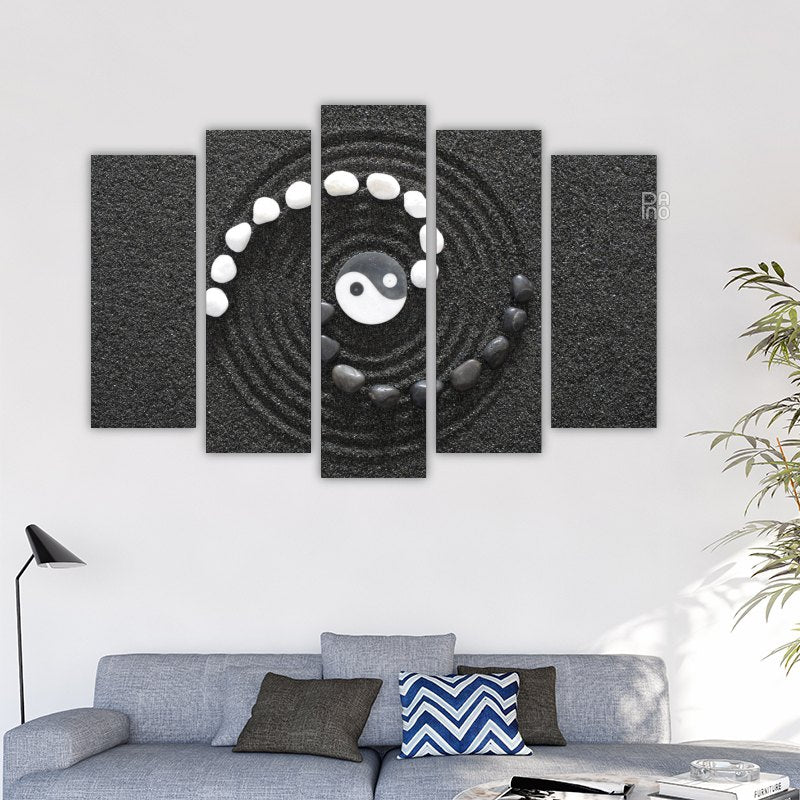 Zen Stones Yin and Yang