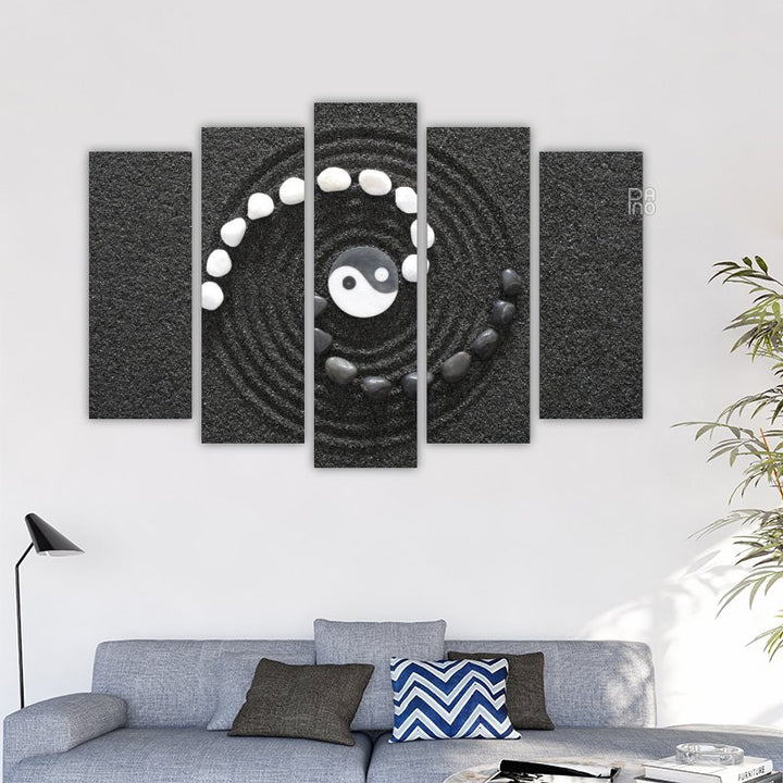 Zen Stones Yin and Yang