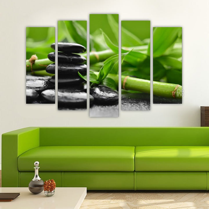 Bamboo with Spa Stones