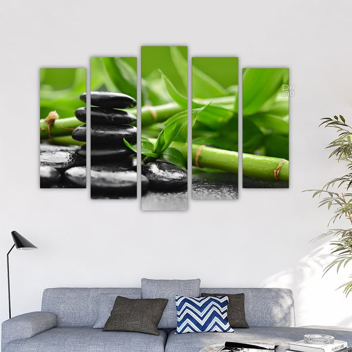 Bamboo with Spa Stones
