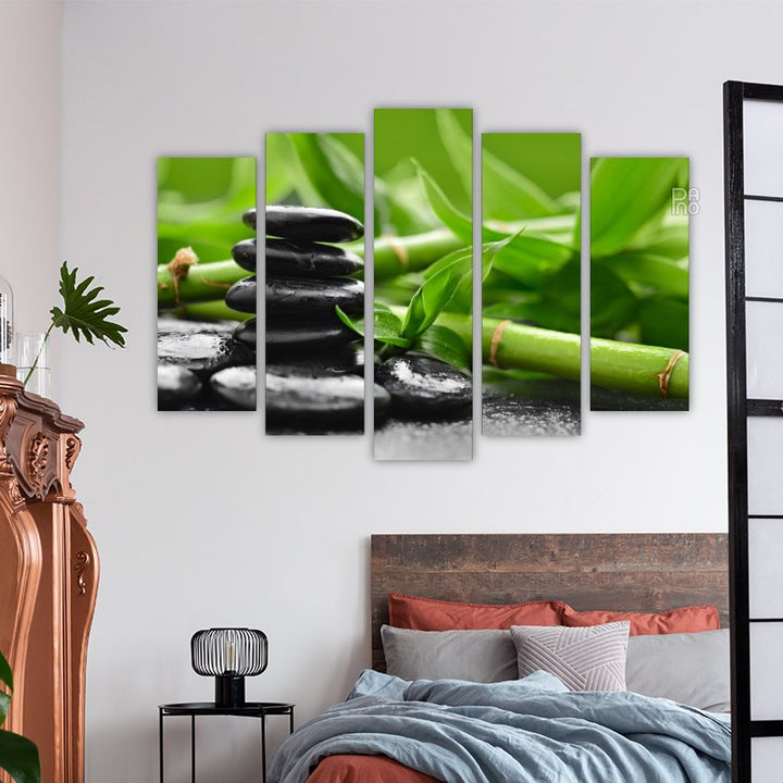 Bamboo with Spa Stones