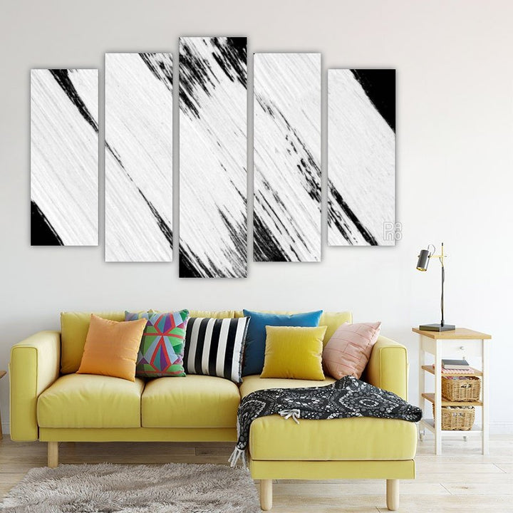 Black and white brush background
