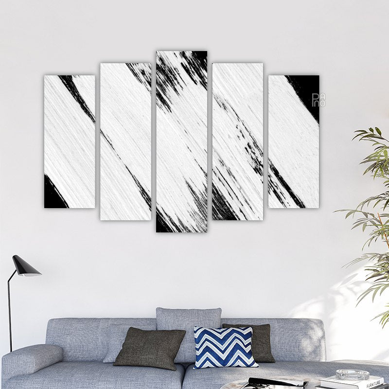 Black and white brush background